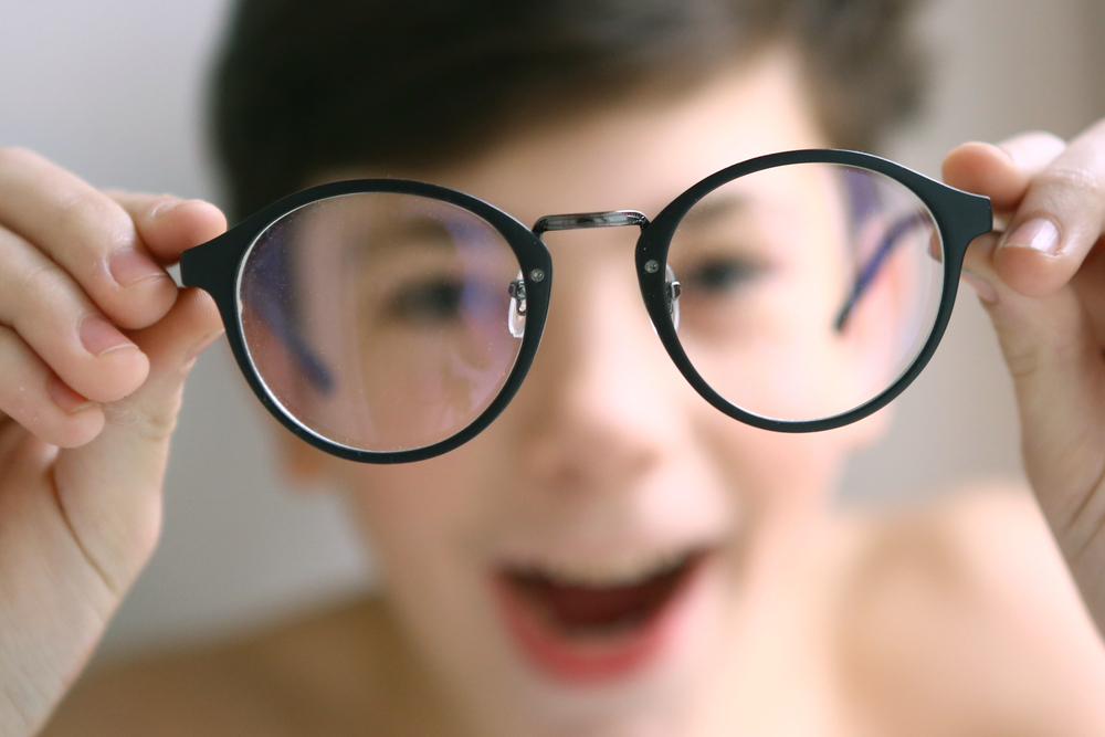Teenager,Kid,Boy,In,Myopia,Correction,Glasses,Close,Up,Portrait