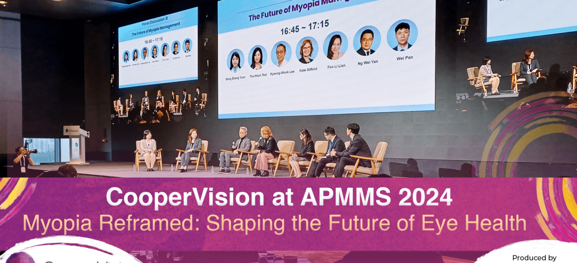 [CooperVision] APMMS highlight video thumbnail CooperVision at APMMS 2024 Exploring the Future of Myopia Management (1) (1)