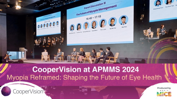 [CooperVision] APMMS highlight video thumbnail CooperVision at APMMS 2024 Exploring the Future of Myopia Management (1) (1)